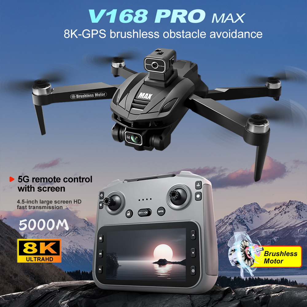 V168 PRO Max GPS Drone 8K Prof - Rc Helicopter Charger review and price