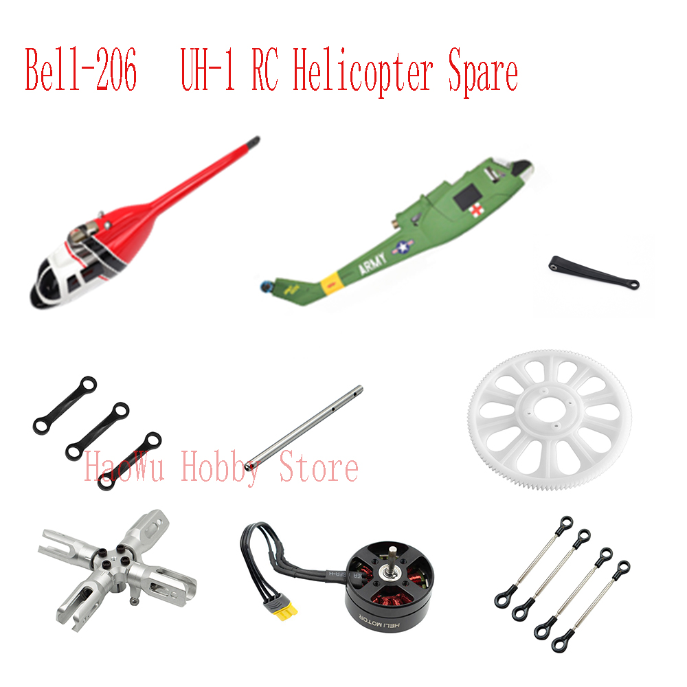 Flywing bell206 UH1 Bell-206 U - Rc Helicopter Coaxial review and price